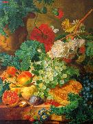 Jan van Huysum Fruit Still Life oil on canvas